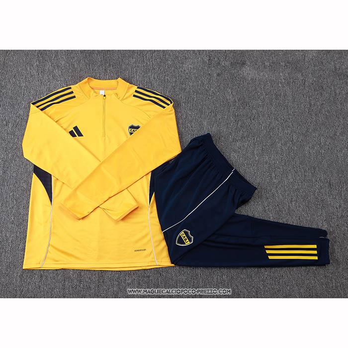 Tuta da Track Felpa Boca Juniors 25/26 Bambino Giallo